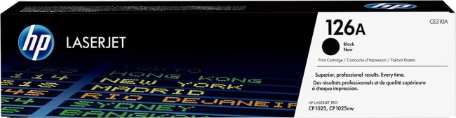 CE310A (126A) оригинальный картридж HP для принтера HP Color LaserJet CP1025/ CP1025nw/ M175nw/ M275 black, 1200 страниц CE310A (126A) оригинальный картридж HP для принтера HP Color LaserJet CP1025/ CP1025nw/ M175nw/ M275 black, 1200 страниц