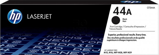 HP CF244A Оригинальный картридж 44A для HP LJ Pro MFP M28a черный, 1000 страниц HP CF244A Оригинальный картридж 44A для HP LJ Pro MFP M28a черный, 1000 страниц