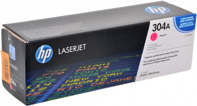 CC533A (304A) оригинальный картридж HP для принтера HP Color LaserJet CP2025/ CM2320 CM2320/ CM2320fxi/ CM2320nf/ CP2025/ CP2025dn/ CP2025n magenta, 2800 страниц CC533A (304A) оригинальный картридж HP для принтера HP Color LaserJet CP2025/ CM2320 CM2320/ CM2320fxi/ CM2320nf/ CP2025/ CP2025dn/ CP2025n magenta, 2800 страниц