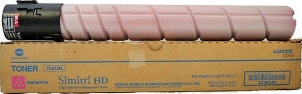 TN-512M/A33K352 Тонер Konica-Minolta bizhub C454/C554 TN-512M пурпурный TN-512M/A33K352 Тонер Konica-Minolta bizhub C454/C554 TN-512M пурпурный