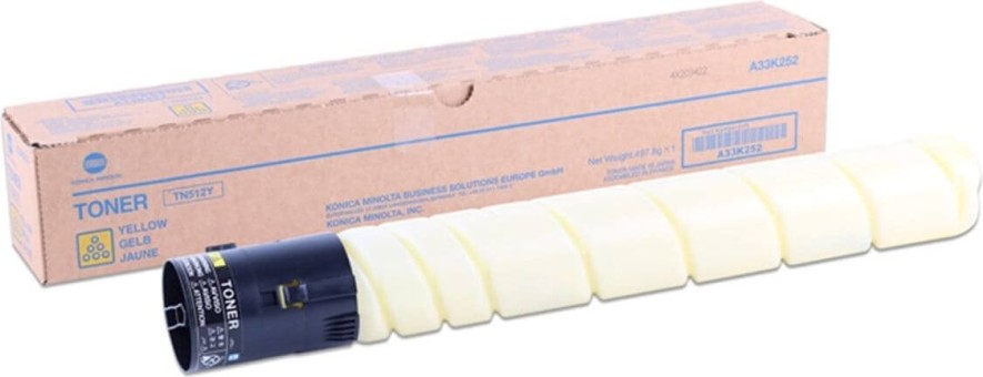 TN-512Y/A33K252 Тонер Konica-Minolta bizhub C454/C554 TN-512Y желтый TN-512Y/A33K252 Тонер Konica-Minolta bizhub C454/C554 TN-512Y желтый