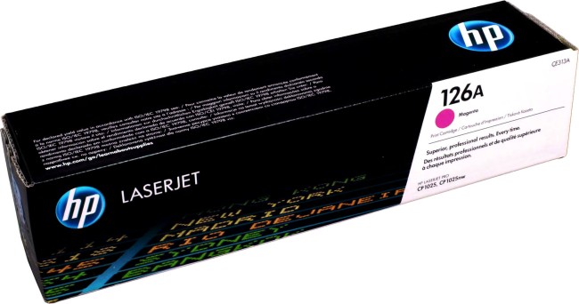CE313A (126A) оригинальный картридж HP для принтера HP Color LaserJet CP1025/ CP1025nw/ M175nw/ M275 magenta, 1000 страниц