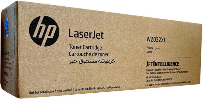 Картридж HP W2032XH (415X) Yellow оригинальный для HP LaserJet M454/ MFP M479, жёлтый, 6000 страниц