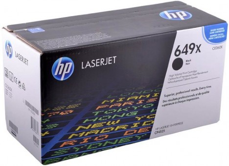 CE260X (649X) оригинальный картридж HP для принтера HP Color LaserJet CP4025/ CP4525 black, 17000 страниц CE260X (649X) оригинальный картридж HP для принтера HP Color LaserJet CP4025/ CP4525 black, 17000 страниц