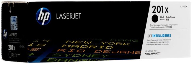 Картридж HP CF400X (201X) Black оригинальный для HP Color LaserJet Pro M252/ M252dw/ M252n/ M274/ M274n/ M277/ M277dw/ M277n, чёрный, увеличенный, 2800 страниц