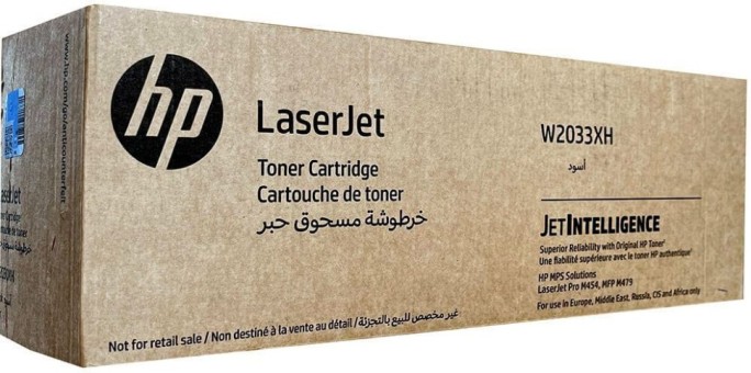 Картридж HP W2033XH (415X) Magenta оригинальный для HP LaserJet M454/ MFP M479, пурпурный, 6000 стр.