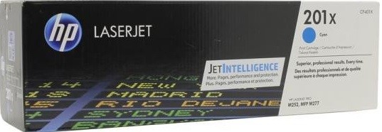CF401X (201X) оригинальный картридж HP Cyan для принтера HP Color LaserJet Pro M252/ M252dw/ M252n/ M274/ M274n/ M277/ M277dw/ M277n, 2300 страниц CF401X (201X) оригинальный картридж HP Cyan для принтера HP Color LaserJet Pro M252/ M252dw/ M252n/ M274/ M274n/ M277/ M277dw/ M277n, 2300 страниц