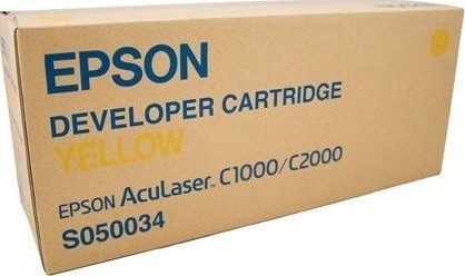 C13S050034 оригинальный картридж Epson для принтера Epson C1000/2000 AcuLaser yellow, 6к C13S050034 оригинальный картридж Epson для принтера Epson C1000/2000 AcuLaser yellow, 6к
