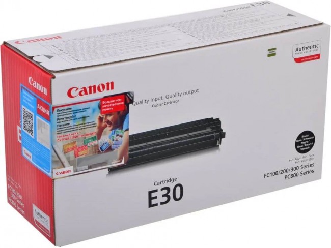 Canon E-30 1491A003 оригинальный картридж для принтера Canon FC-100/ FC-108/ FC-128/ FC-200/ FC-208/ FC-220/ FC-228/ FC-230/ FC-300/ FC-310/ FC-330/ FC-336/ FC-500/ FC-530/ FC-700/ FC-740/ FC-750/ FC-770/ FC-800/ FC-860/ FC-890/ FC-900 black, 4000 страниц Canon E-30 1491A003 оригинальный картридж для принтера Canon FC-100/ FC-108/ FC-128/ FC-200/ FC-208/ FC-220/ FC-228/ FC-230/ FC-300/ FC-310/ FC-330/ FC-336/ FC-500/ FC-530/ FC-700/ FC-740/ FC-750/ FC-770/ FC-800/ FC-860/ FC-890/ FC-900 black, 4000 страниц