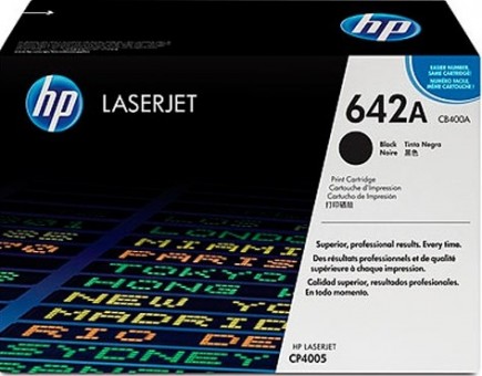 CB400A (642A) оригинальный картридж HP для принтера HP Color LaserJet CP4005/ CP4005D/ CP4005DN black, 7500 страниц CB400A (642A) оригинальный картридж HP для принтера HP Color LaserJet CP4005/ CP4005D/ CP4005DN black, 7500 страниц