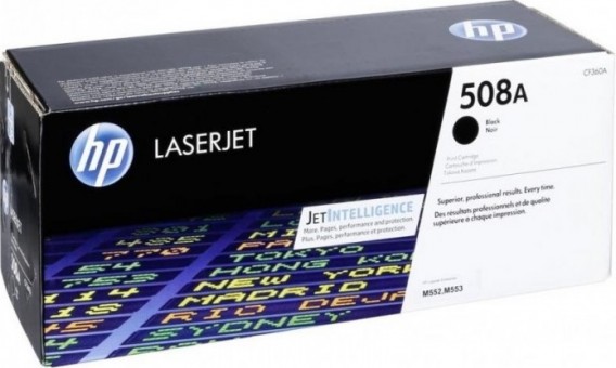 CF360A (508A) оригинальный картридж HP Black для принтера HP Color LaserJet Enterprise M552dn/ M553dn/ M553n/ M553x, 6000 страниц CF360A (508A) оригинальный картридж HP Black для принтера HP Color LaserJet Enterprise M552dn/ M553dn/ M553n/ M553x, 6000 страниц