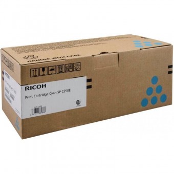 Принт-картридж оригинальный RICOH SPC250E (407544) для SPC250DN/ C250SF, голубой, 1600 стр.