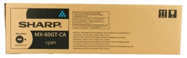 Картридж Sharp (MX-60GTCA/ MX-61GTCA/ MX60GTCA/ MX61GTCA) оригинальный для Sharp MX2630N/ MX3050N, голубой, 24000 стр. Картридж Sharp (MX-60GTCA/ MX-61GTCA/ MX60GTCA/ MX61GTCA) оригинальный для Sharp MX2630N/ MX3050N, голубой, 24000 стр.