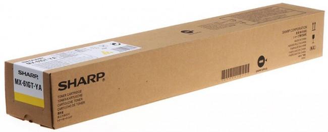 Картридж Sharp (MX-60GTYA/ MX-61GTYA/ MX60GTYA/ MX61GTYA) оригинальный для Sharp MX2630N/ MX3050N, желтый, 24000 стр. Картридж Sharp (MX-60GTYA/ MX-61GTYA/ MX60GTYA/ MX61GTYA) оригинальный для Sharp MX2630N/ MX3050N, желтый, 24000 стр.