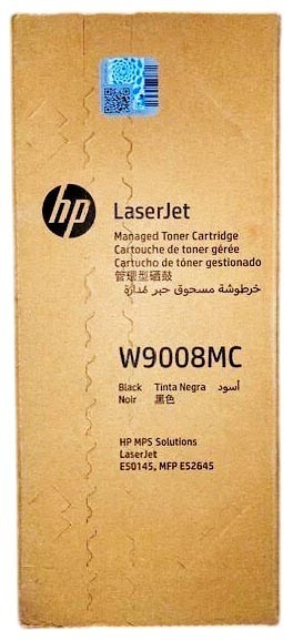 Картридж HP W9008MC (89MC) Black оригинальный для HP LaserJet Managed E50145, MFP E52645, чёрный, 23000 стр. Картридж HP W9008MC (89MC) Black оригинальный для HP LaserJet Managed E50145, MFP E52645, чёрный, 23000 стр.