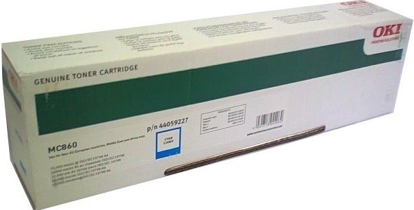 Картридж OKI (44059227/44059211) для принтера OKI MC860, голубой, 10000 стр.