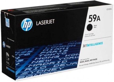 HP CF259A Оригинальный картридж 59A для HP LJ M304/ M404/ MFP M428 чёрный, 3000 страниц HP CF259A Оригинальный картридж 59A для HP LJ M304/ M404/ MFP M428 чёрный, 3000 страниц