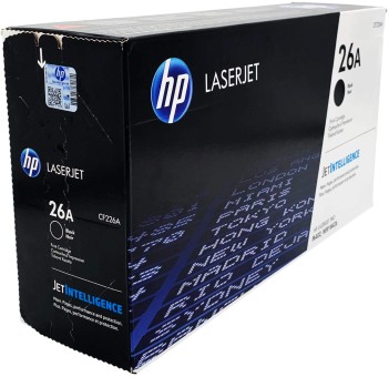 Картридж HP CF226A (26A) оригинальный для HP LaserJet Pro M402dn/ M402n/ M426dw/ M426fdn/ M426fdw, чёрный, 3100 страниц