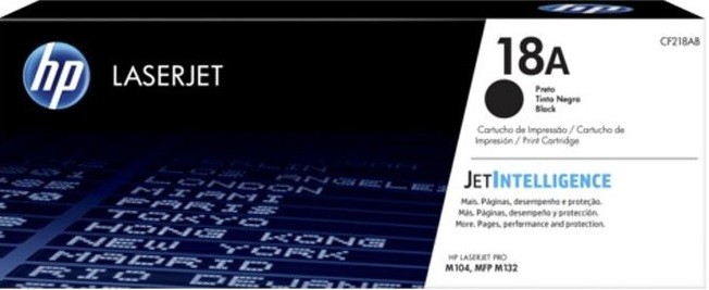 CF218A (18A) оригинальный картридж HP для принтера HP LaserJet Pro M104/ MFP M132 black, 1400 страниц