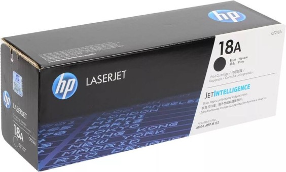 Картридж HP CF218A (18A) оригинальный для HP LaserJet Pro M104/ MFP M132, чёрный, 1400 страниц Картридж HP CF218A (18A) оригинальный для HP LaserJet Pro M104/ MFP M132, чёрный, 1400 страниц