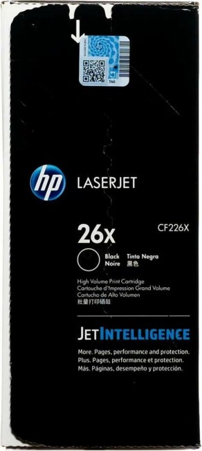 Картридж HP CF226X (26X) оригинальный для HP LaserJet Pro M402dn/ M402n/ M426dw/ M426sdn/ M426fdw, чёрный, увеличенный, 9000 страниц Картридж HP CF226X (26X) оригинальный для HP LaserJet Pro M402dn/ M402n/ M426dw/ M426sdn/ M426fdw, чёрный, увеличенный, 9000 страниц