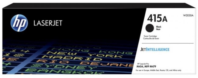 HP W2030A Оригинальный картридж 415A для HP LJ M454/ MFP M479 черный, 2400 страниц HP W2030A Оригинальный картридж 415A для HP LJ M454/ MFP M479 черный, 2400 страниц
