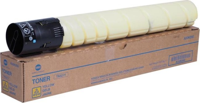 Картридж Konica-Minolta TN-321Y H (half) (A33K25G) оригинальный для принтера Konica-Minolta bizhub C224/ C284/ C364, желтый, 12 500 стр. Картридж Konica-Minolta TN-321Y H (half) (A33K25G) оригинальный для принтера Konica-Minolta bizhub C224/ C284/ C364, желтый, 12 500 стр.