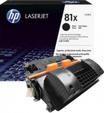 CF281X (81X) оригинальный картридж HP для принтера HP LaserJet M630dn/ M630f/ M630h/ M630z black, 25 000 страниц CF281X (81X) оригинальный картридж HP для принтера HP LaserJet M630dn/ M630f/ M630h/ M630z black, 25 000 страниц
