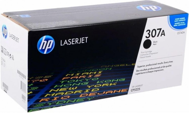 Купить CE740A (307A) оригинальный картридж HP для принтера HP Color ...