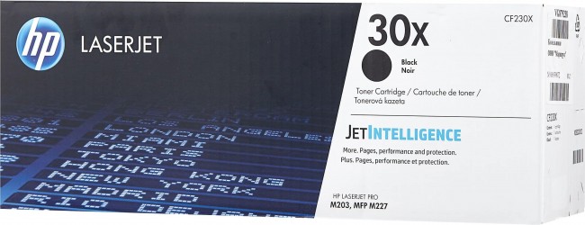 CF230X (30X) оригинальный картридж HP для принтера HP LJ Pro M203/ M227 black, 3500 страниц CF230X (30X) оригинальный картридж HP для принтера HP LJ Pro M203/ M227 black, 3500 страниц