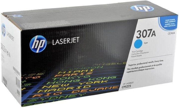 Купить CE741A (307A) оригинальный картридж HP для принтера HP Color ...