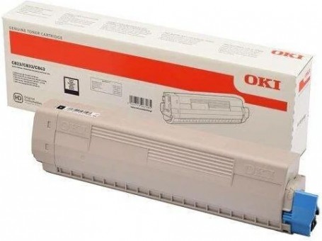 OKI 46471108 Тонер-картридж, Black {Oki C823 (7000стр.)}