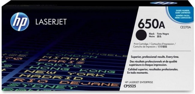 CE270A (650A) оригинальный картридж HP для принтера HP Color LaserJet Enterprise CP5525n/ CP5525dn/ CP5525xh black, 13500 страниц CE270A (650A) оригинальный картридж HP для принтера HP Color LaserJet Enterprise CP5525n/ CP5525dn/ CP5525xh black, 13500 страниц