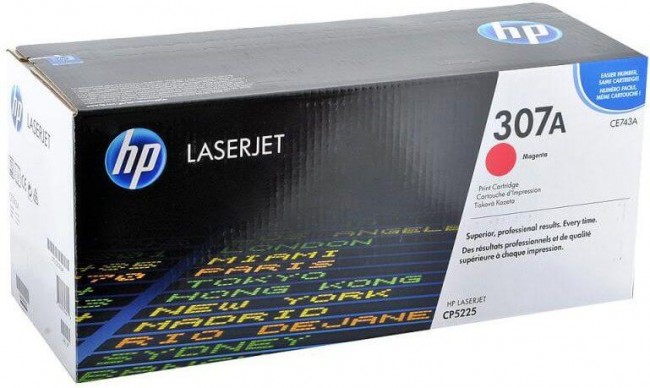 CE743A (307A) оригинальный картридж HP для принтера HP Color LaserJet CP5220/ CP5225 magenta, 7300 страниц CE743A (307A) оригинальный картридж HP для принтера HP Color LaserJet CP5220/ CP5225 magenta, 7300 страниц