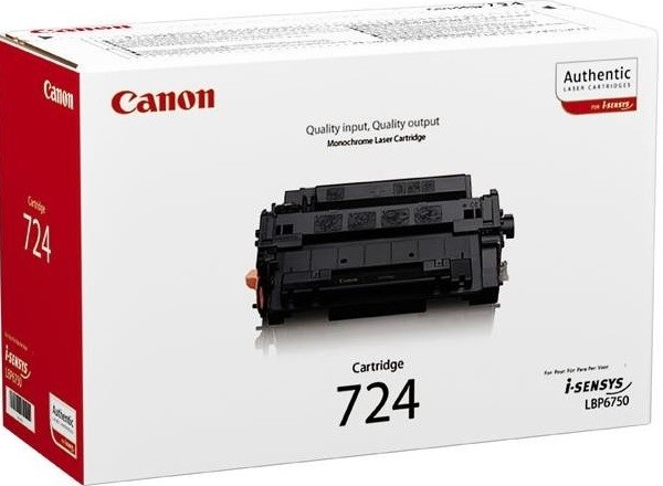Canon 724 3481B002 оригинальный картридж для принтера Canon LBP6750Dn black 6000 страниц Canon 724 3481B002 оригинальный картридж для принтера Canon LBP6750Dn black 6000 страниц