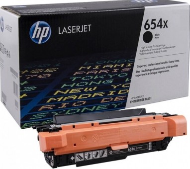 CF330X (654X) оригинальный картридж HP Black для принтера HP Color LaserJet Enterprise M651n/ M651dn/ M651xh, 22500 страниц CF330X (654X) оригинальный картридж HP Black для принтера HP Color LaserJet Enterprise M651n/ M651dn/ M651xh, 22500 страниц