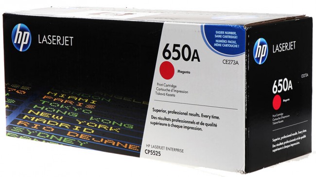 CE273A (650A) оригинальный картридж HP для принтера HP Color LaserJet Enterprise CP5525n/ CP5525dn/ CP5525xh magenta, 15000 страниц CE273A (650A) оригинальный картридж HP для принтера HP Color LaserJet Enterprise CP5525n/ CP5525dn/ CP5525xh magenta, 15000 страниц