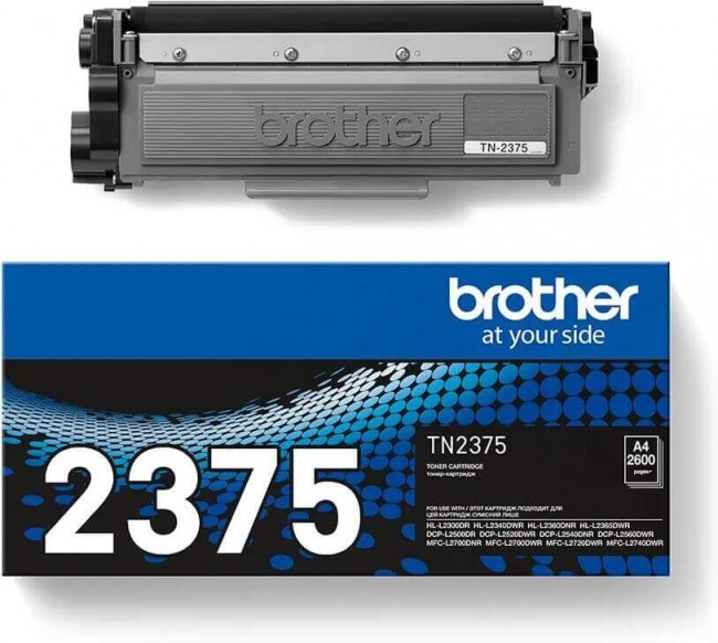 TN-2375 оригинальный картридж Brother для принтеров Brother HL-L2300/ HL-2340/ HL-2360/ HL-2365 DCP-L2500/ DCP-L2520/ DCP-L2540/ DCP-L2560 MFC-L2700/ MFC-L2720/ MFC-L2740 black (2 600 стр.) TN-2375 оригинальный картридж Brother для принтеров Brother HL-L2300/ HL-2340/ HL-2360/ HL-2365 DCP-L2500/ DCP-L2520/ DCP-L2540/ DCP-L2560 MFC-L2700/ MFC-L2720/ MFC-L2740 black (2 600 стр.)