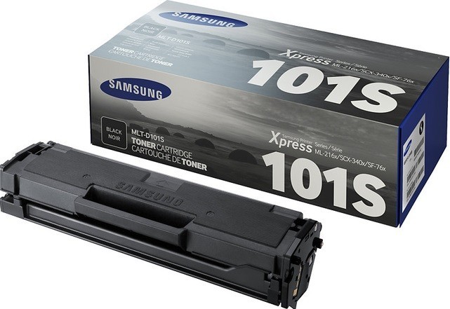 Картридж Samsung MLT-D101S (SU698A) для Samsung ML-2160/ ML-2165/ SCX-3400/ SCX-3405/ SCX-3407 black, оригинальный (1500 страниц)