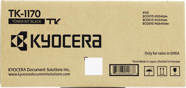 Картридж Kyocera TK-1170 1T02S50NL0 для принтера Kyocera M2040dn, M2540dn, M2640idw черный 7200 копий оригинальный Картридж Kyocera TK-1170 1T02S50NL0 для принтера Kyocera M2040dn, M2540dn, M2640idw черный 7200 копий оригинальный