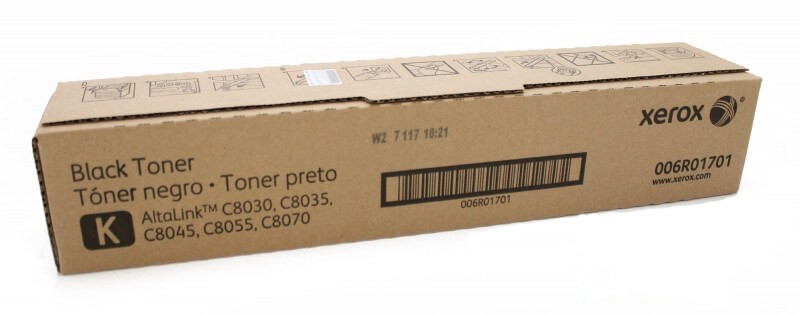 Оригинальный Тонер-картридж XEROX 006R01701 для XEROX AltaLink C8030/ C8035/ C8045/ C8055/ C8070 (GMO), черный, 26000 страниц