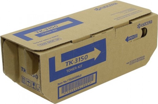 TK-3150 1T02NX0NL0 оригинальный картридж Kyocera для принтера Kyocera M3040idn, M3540idn, чёрный, 14500 стр.