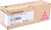 Картридж Ricoh SP C360X (408252) оригинальный для Ricoh SPC361SFNw, пурпурный, 9000 стр. Картридж Ricoh SP C360X (408252) оригинальный для Ricoh SPC361SFNw, пурпурный, 9000 стр.