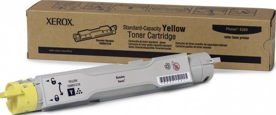 Картридж XEROX PHASER 6360 (106R01216) желтый 5k 0300392 Картридж XEROX PHASER 6360 (106R01216) желтый 5k 0300392