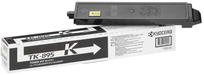 TK-895K (1T02K00NL0) оригинальный картридж Kyocera для принтера Kyocera FS-C8020MFP/ FS-C8025MFP black, 12000 страниц