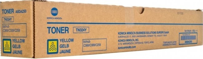 Konica minolta TN-324Y Тонер, Yellow {bizhub C308/C368-серия}