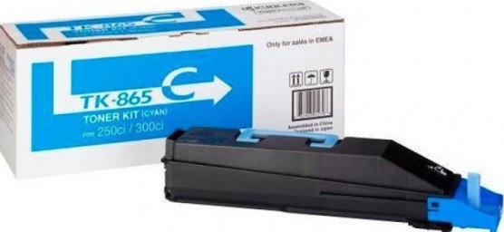 TK-865C (1T02JZCEU0) оригинальный картридж Kyocera для принтера Kyocera TASKalfa 250ci/ 300ci cyan, 12000 страниц TK-865C (1T02JZCEU0) оригинальный картридж Kyocera для принтера Kyocera TASKalfa 250ci/ 300ci cyan, 12000 страниц
