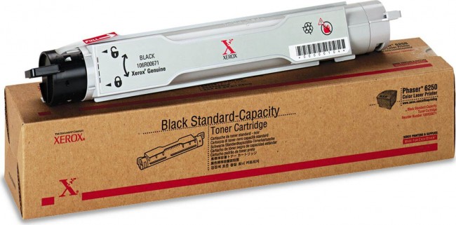 Картридж XEROX PHASER 6250 (106R00671) черный 4к оригинальный Картридж XEROX PHASER 6250 (106R00671) черный 4к оригинальный