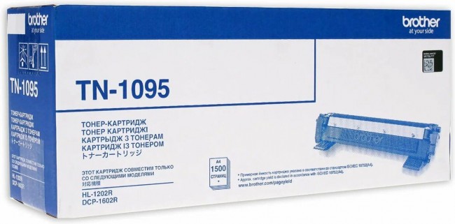 TN-1095 оригинальный картридж Brother для принтеров Brother HL-1202R/ DCP-1602R black (1 500 стр.) TN-1095 оригинальный картридж Brother для принтеров Brother HL-1202R/ DCP-1602R black (1 500 стр.)