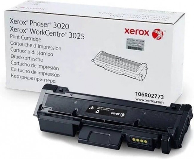 106R02773 Оригинальный картридж Xerox для Phaser 3020/ WorkCenter 3025 черный (1500стр.) 106R02773 Оригинальный картридж Xerox для Phaser 3020/ WorkCenter 3025 черный (1500стр.)